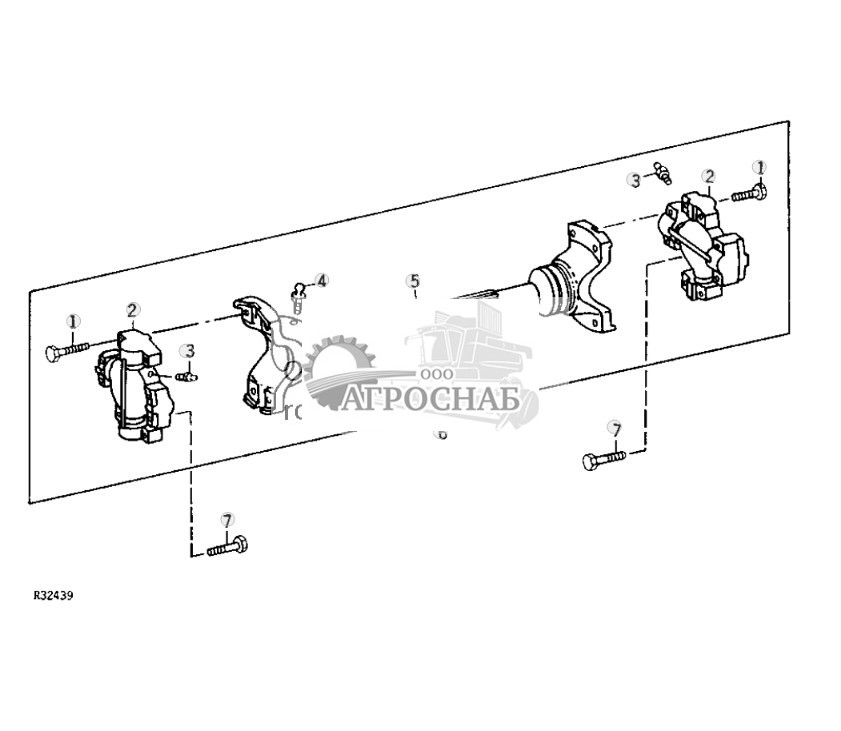 Universal Telescoping Joint (Rockwell) (Front Axle Drive) 